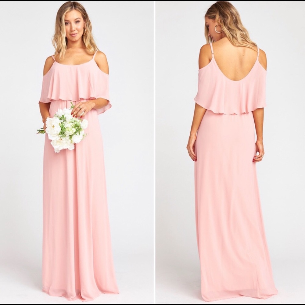 NWOT Show Me Your Mumu Caitlin Ruffle Maxi Dress